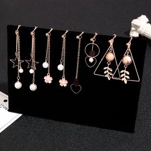 4 pairs / selected drop earrings set